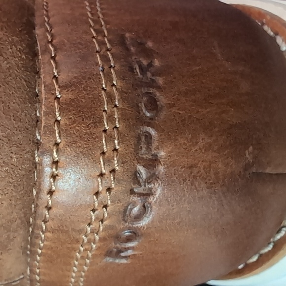 Rockport Men's Brown Leather Upper Lace-up Dress Shoes,Size 8.5 US M. - Picture 8 of 13